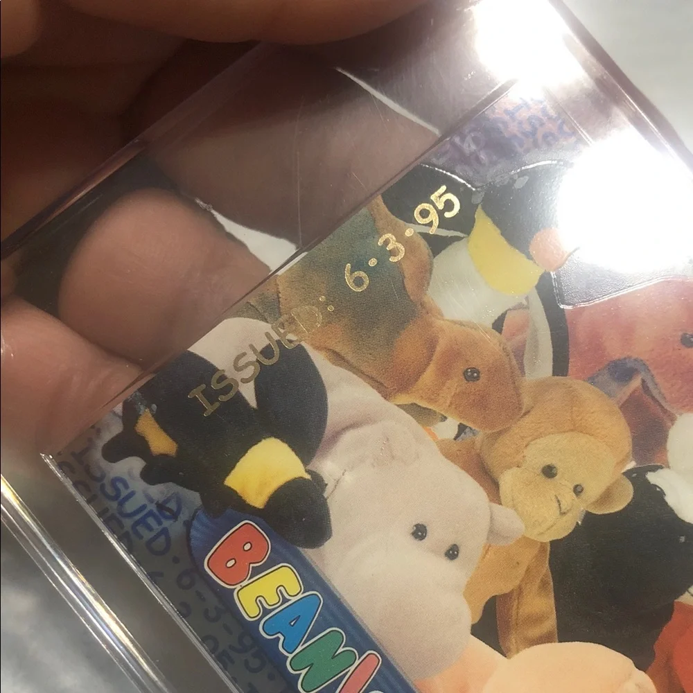 Ty Beanie Babies Collector Display Card - Multicolored Plush Characters
